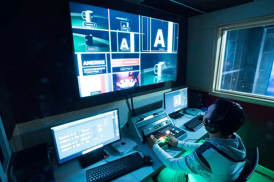 Producción de programa deportivo en Amerike