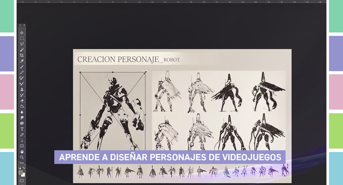 Aprende a diseñar personajes de videojuegos